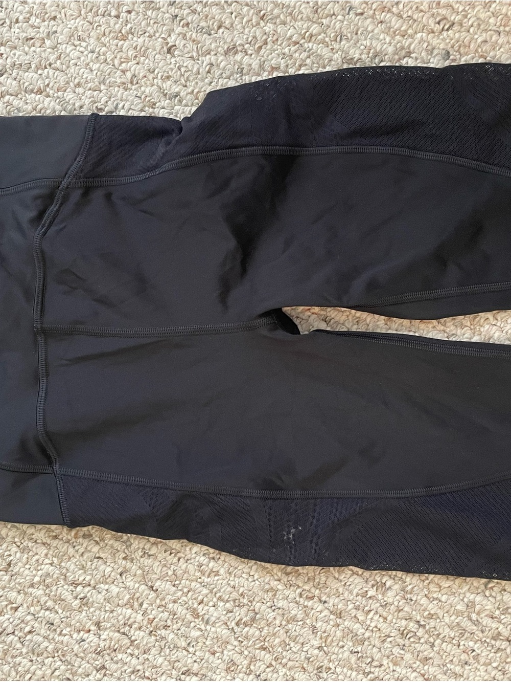 lululemon athletics biker shorts with mesh
